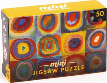 PROFESOR PUZZLE Sestavljanka Barvna študija kvadratov 50 kosov