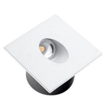 Optonica LED stopniščna svetilka 3W 3000K 90lm IP20 vgradna kvadratna