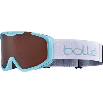 Bollé Rocket – otroška smučarska očala (modro/bela, Rosy Bronze Cat 3)