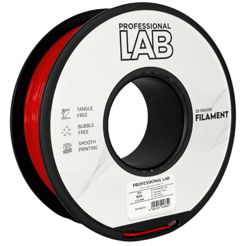 Professional Lab PLA Rdeča Filament 1.75 mm - Professional Lab Biološko Razgradljiv PLA (1kg Kolut)