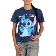 Disney DISNEY Stitch Ženska bombažna majica, majica s kratkimi rokavi, 100% bombaž OEKO-TEX S