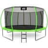 Aga SPORT EXCLUSIVE Trampolin 430 cm Svetlo zelena + zaščitna mreža + lestev