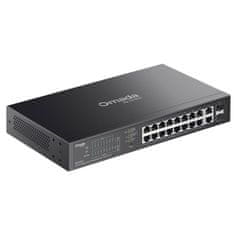 TP-Link Omada ES220GP 20-port 16x Gigabit PoE+ RJ45 2x Gigabit RJ45 2x Gigabit SFP managed mrežno stikalo switch