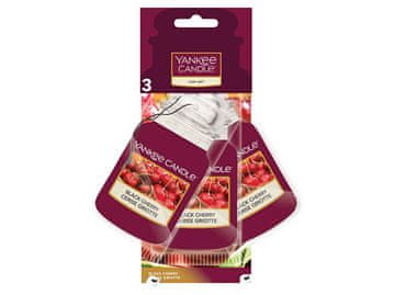 Yankee Candle Papirnata avtomobilska oznaka Black Cherry 3 kosi