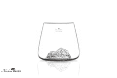 Alaskan Maker KOZARCA za žgano pijačo s topografijo Mt. Blanc in Everest AMTOPO-BE