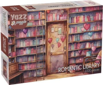 YAZZ Puzzle Romantična knjižnica 1000 kosov