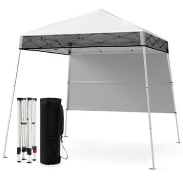Northix Pop-Up Gazebo 2x2m, nastavljiv, vodotesen, bel