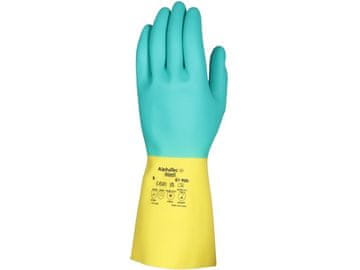 CXS Rokavice ANSELL BI-COLOUR 87-900, odporne na kisline