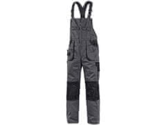 CXS Farmer hlače z naprsnikom CXS ORION KRYŠTOF, 170-176cm, zimske, moške, sivo-črne