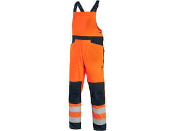 CXS Farmer hlače CXS HALIFAX, visoko vidne, moške, oranžno-modre