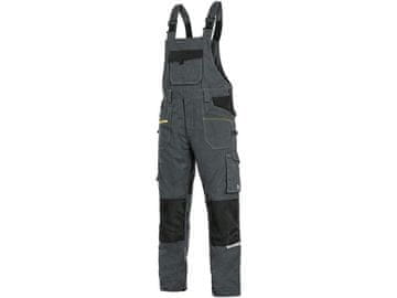 CXS Farmer hlače CXS STRETCH, moške, temno sivo-črne