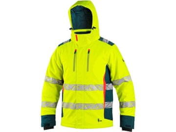 CXS Jakna CXS BEDFORD WINTER, visoko vidna, zimska, moška, softshell, rumena-bencin