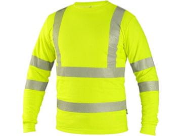 CXS Odsevna majica CXS OLDHAM, z dolgimi rokavi, visoko vidna, moška, rumena
