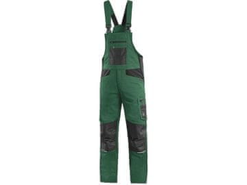 CXS Farmer hlače CXS SOLIS FLEX, moške, zeleno-črne