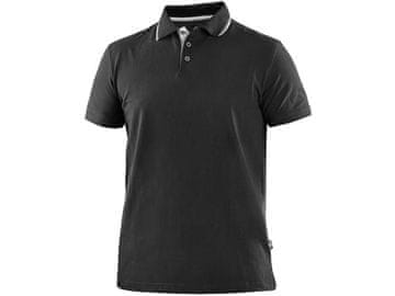 CXS Polo majica CXS HENRY, moška, s kratkimi rokavi, črno-bela