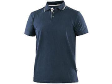 CXS Polo majica CXS HENRY, moška, s kratkimi rokavi, modro-bela