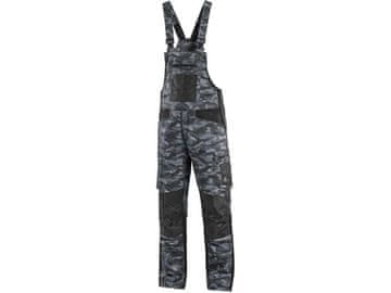 CXS Farmer hlače CXS SOLIS FLEX, moške, kamuflažno-črne