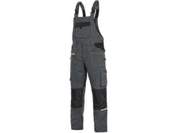 CXS Farmer hlače CXS STRETCH, 170-176cm, moške, temno sivo-črne