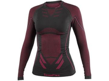 CXS Majica CXS SeamFlex LADY, ženska, funkcionalna, črno-roza