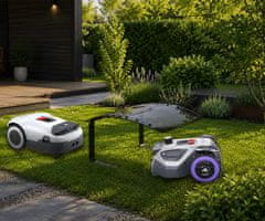 ANTHBOT GARAGE MGA03 garaža/zaščita za robotsko kosilnico, za GENIE (600, 600E, 1000, 3000), za M5 (LiDAR, RTK, PRO), za M9 (REG, PRO), zaščita pred vplivi, vodoodporna, kovina, črna