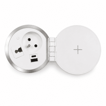 IN Vgradna letev IN 553045, Qi polnjenje, USB A + C