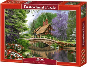 Castorland Puzzle Hiša ob reki 1000 kosov
