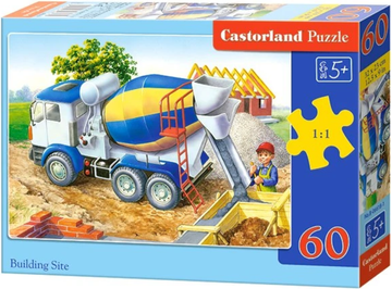 Castorland Sestavljanka Dominant na gradbišču 60 kosov
