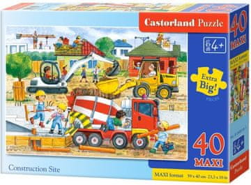 Castorland Puzzle Gradbišče MAXI 40 kosov