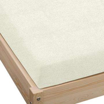 shumee Frotirni nastavljivi list 140x200, debel ecru