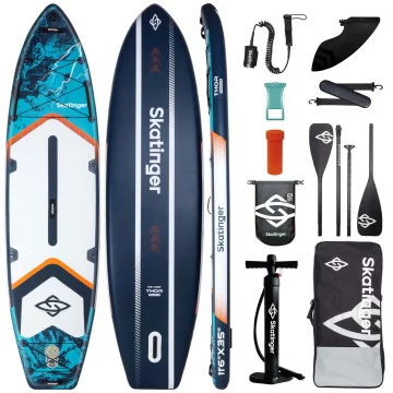 shumee Deska SUP SKATINGER Thor Blue 350x89x15 cm (11'6'') turna