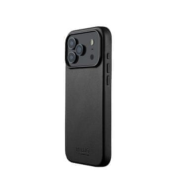 shumee Usnjen ovitek MUJJO za iPhone 17 Pro Max črne barve