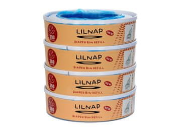 shumee Lilnap polnilo za Angelcare Captiva, Angelcare Classic New Improved - 4-pakiranje (N)