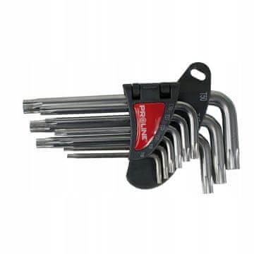 PROFIX PROLINE 48339 Komplet ključev Torx, 9 kosov, T10-T50, CrV jeklo, 1 kos.