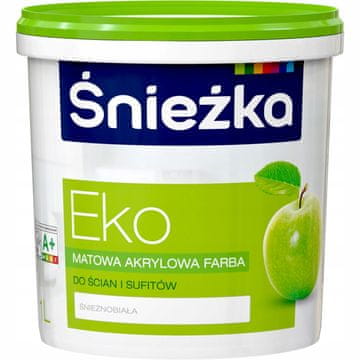 Śnieżka Śnieżka EKO bela hipoalergena akrilna barva za stene in strope 1L