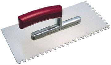 Kaufmann Zobčana gladilka 8x8 mm, 280x130x0,75 mm, 17.014.08 Kaufmann