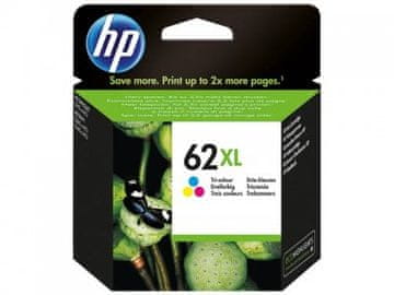 Hewlett Packard Tribarvna kartuša s črnilom HP 62XL (C2P07AE), CMY