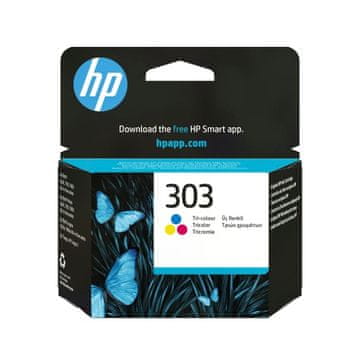 Hewlett Packard Tribarvna kartuša s črnilom HP 303 (T6N01AE), CMY