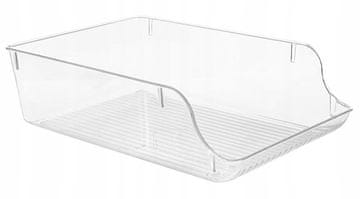 Koopman Organizator za hladilnik 35x22,5x10cm Prozorna plastika