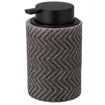 Galicja Dozirnik tekočega mila, siva plastika, 8,5 x 13,8 cm, 1000 ml, 1 kos.
