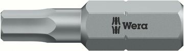 Wera Trdovraten nastavek 1/4" DIN3126C6.3 za šesterokotne vijake z vdolbino Hex 3x25mm Wera