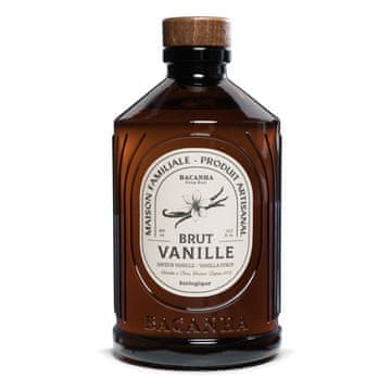 shumee Bacanha sirup z okusom vanilije BIO 400 ml - za kavo, pijače in koktajle