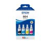 Epson Večkratno pakiranje stekleničk s črnilom Epson 664 EcoTank (C13T66464A), CMYK