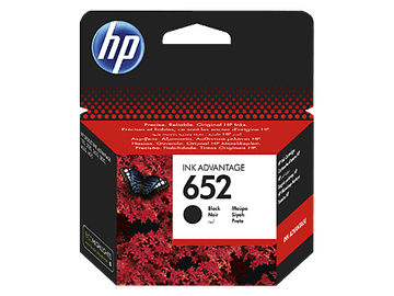 Hewlett Packard Kartuša s črnilom HP 652 (F6V25AE), črna