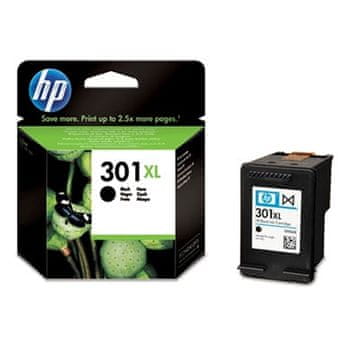 Hewlett Packard Kartuša s črnilom HP 301XL (CH563EE), črna