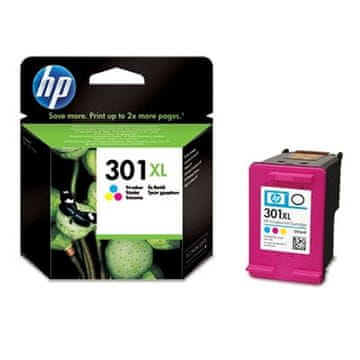 Hewlett Packard Tribarvna kartuša s črnilom HP 301XL (CH564EE), CMY