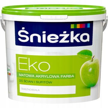 Śnieżka Śnieżka EKO bela hipoalergena akrilna barva za stene in strope 5L