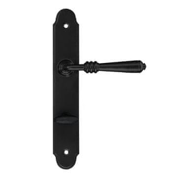 shumee Kljuka za vrata DEVON s ploščico WC 72 BLACK