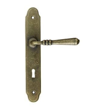 shumee DEVON kljuka za vrata s ključavnico 72 mm ANTIQUE GOLD