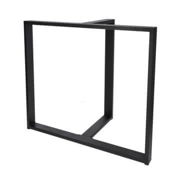 shumee KWADRO MEZZO noga 80x71 cm ČRNA