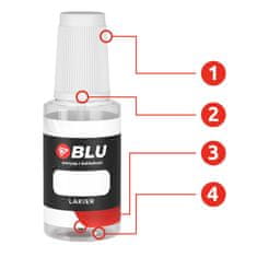 Blu Barva za popravilo 1E7 srebrna refleksno srebrna Toyota
